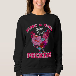 Hühner Pecker C Sweatshirt