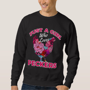 Hühner Pecker C Sweatshirt
