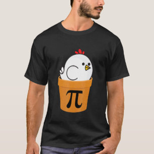 Hühner-Pot-Pi-Shirt, Lustiger Mathe-Tag T-Shirt