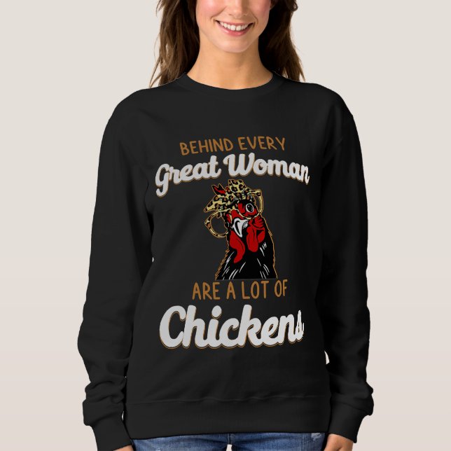 Hühner Poul Sweatshirt (Vorderseite)