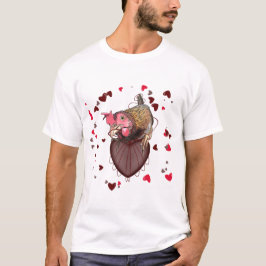 Hühner Pulling Heartstrings T-Shirt