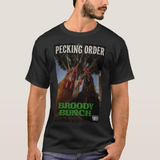 Hühner-Rap-Gruppe-T-Shirt mit Hackordnung T-Shirt
