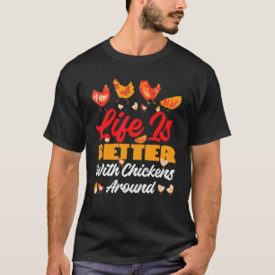 Hühner rund um Landwirtschaft und Scheune T-Shirt