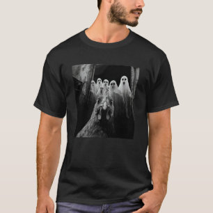 Hühner-Selfie mit Geistern Lustiges Huhn Halloween T-Shirt