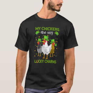 Hühner sind meine Glücksbringer Huhn St. Patrick' T-Shirt