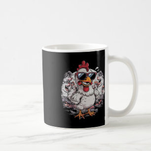 Hühner-Singles-Tierfarm Lustig für Bauern Männer W Kaffeetasse