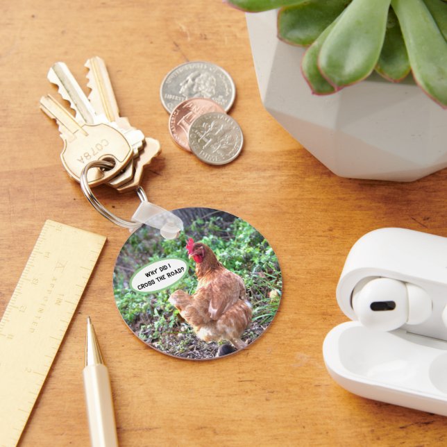 Hühner-Spaß Schlüsselanhänger (Schreibtisch)