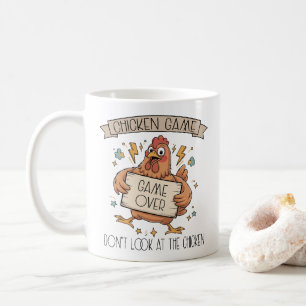 Hühner Spiel Schau nicht auf das Huhn Kaffeetasse