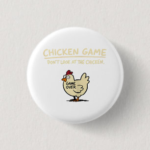 Hühner Spiel Schau nicht auf das Huhn Lustiges Huh Button