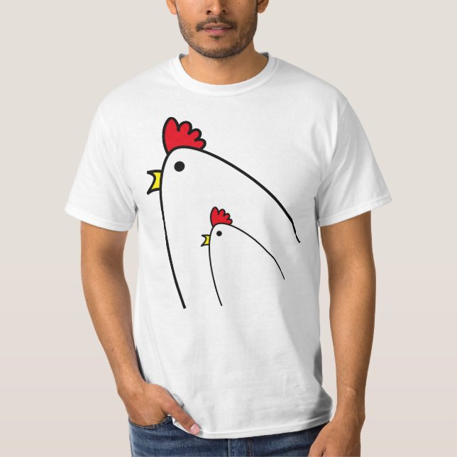 Hühner T-Shirt (Vorderseite)