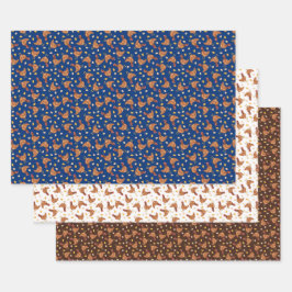 Hühner und Eier Geschenkpapier Set