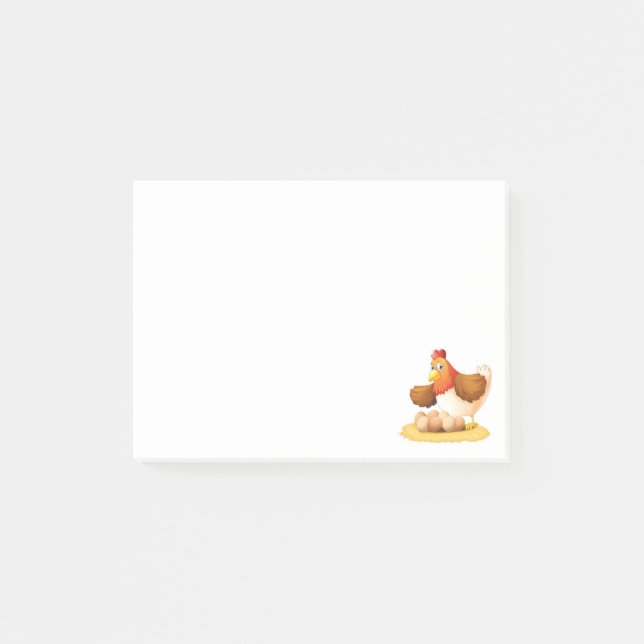 Hühner und Eier Post-it® Notizen (Vorderseite)