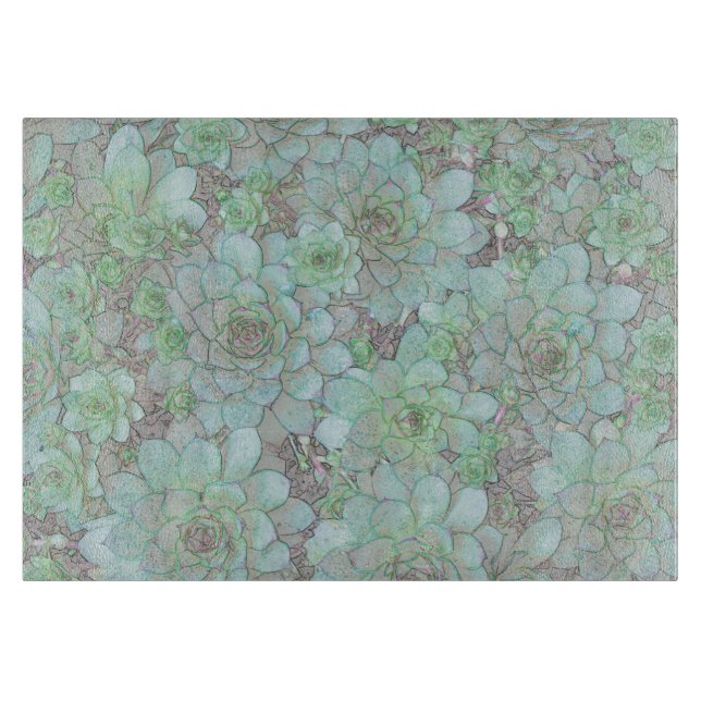 Hühner und Hühner Schneidebrett (Vorderseite)