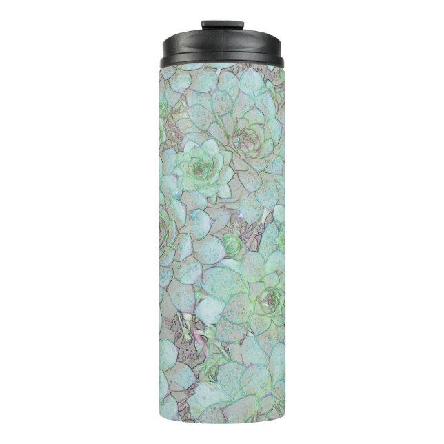 Hühner und Hühner Thermosbecher (Vorderseite)