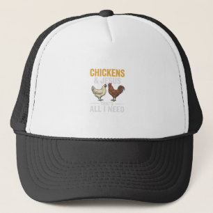 Hühner Und Jesus Vintage-Farm-Glaubens-Shirt_1 Truckerkappe