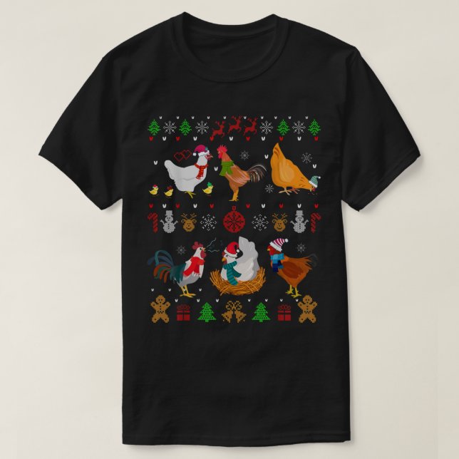Hühner und Reis T-Shirt (Design vorne)