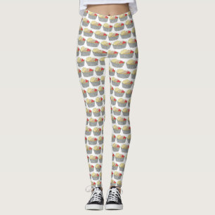 Hühner- und Reisplatterplatte NYC Halal Cart Food Leggings