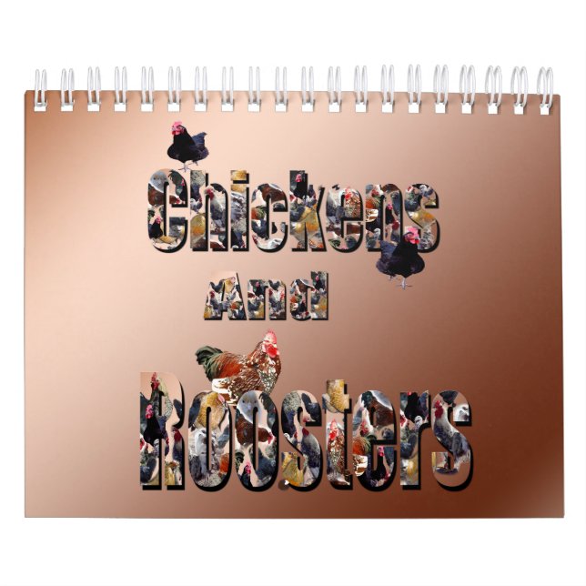 Hühner und Rinder, Kalender (Titelbild)