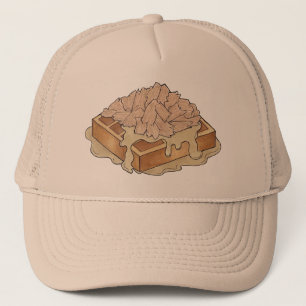 Hühner und Waffeln Pennsylvania Dutch Amish Food Truckerkappe