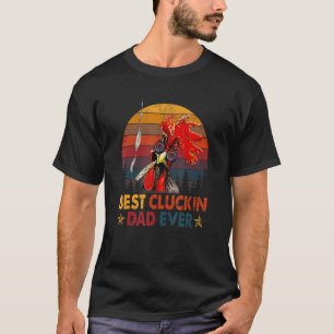 Hühner-Vater-Bauernhof Bester Cluckin-Vater je Huh T-Shirt