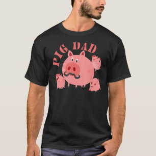 Hühner Vater Boys Farm Animal, Niedlicher Schweine T-Shirt