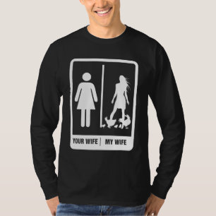 Hühner-Vater Funny Vatertag Runde meiner Ehefrau w T-Shirt