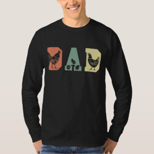 Hühner-Vater Hühner Zuchtgeflügel Geflügel Hühnerf T-Shirt