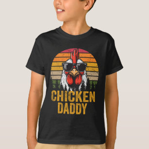 Hühner-Vater Vintage-Hahn für Vater Landwirt Vater T-Shirt