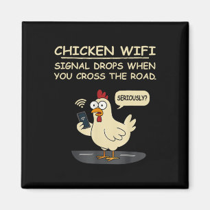 Hühner-Wifi-Signal fällt ab, wenn man die Straße ü Magnet