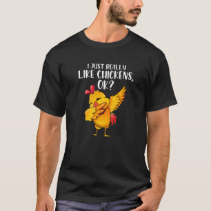 Hühnerabbing Ich mag Hühner Ok T-Shirt