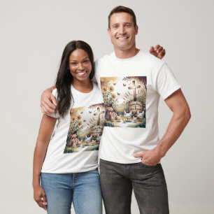 Hühneraufzucht und Jesuslob -  Christlich T-Shirt