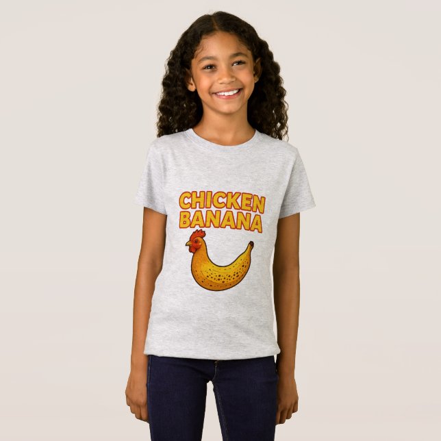 Hühnerbanana Madness 🐔 🍌 T-Shirt (Vorne ganz)