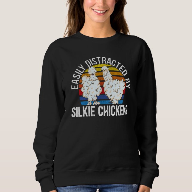 Hühnerbauer Hühner Flüsterfarm Tier Geflügel Sweatshirt (Vorderseite)