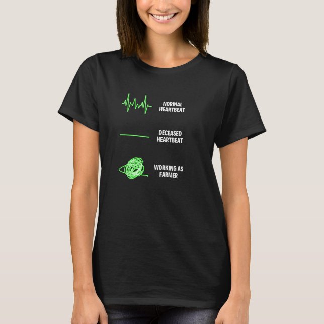 Hühnerbauer Landwirtschaft T-Shirt (Vorderseite)