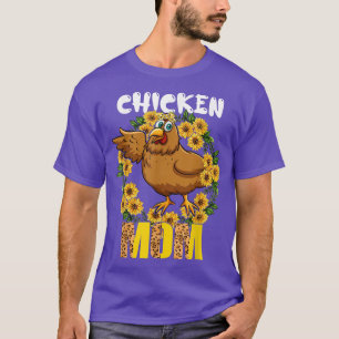 Hühnerblumen Niedliche Hühnerblüten Krawatte Mutte T-Shirt