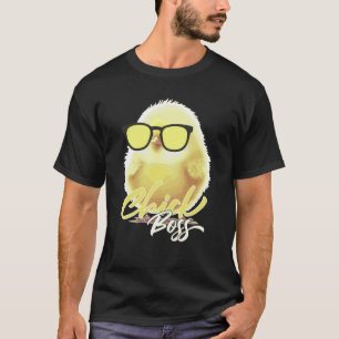 Hühnerboss Farm Tier Huhn Ostern T-Shirt