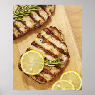 Hühnerbrüste, gegrillt poster