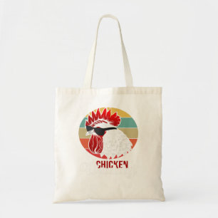 Hühnerchick Mens Vintages Hühnchen Daddy Retro Far Tragetasche