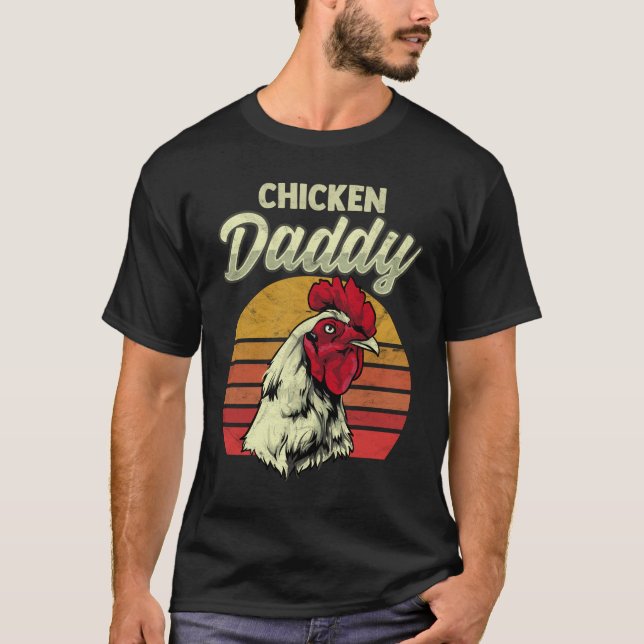 HühnerDaddy Not geplagte Geflügel Bauer Geschenk T-Shirt (Vorderseite)