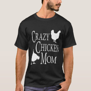 Hühnerdame Bauernhof Mama Landwirt Hahn T-Shirt