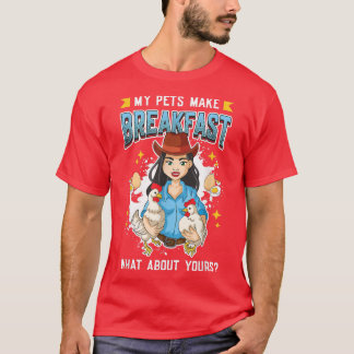 Hühnereier - Meine Haustiere machen eine Hühnerfar T-Shirt