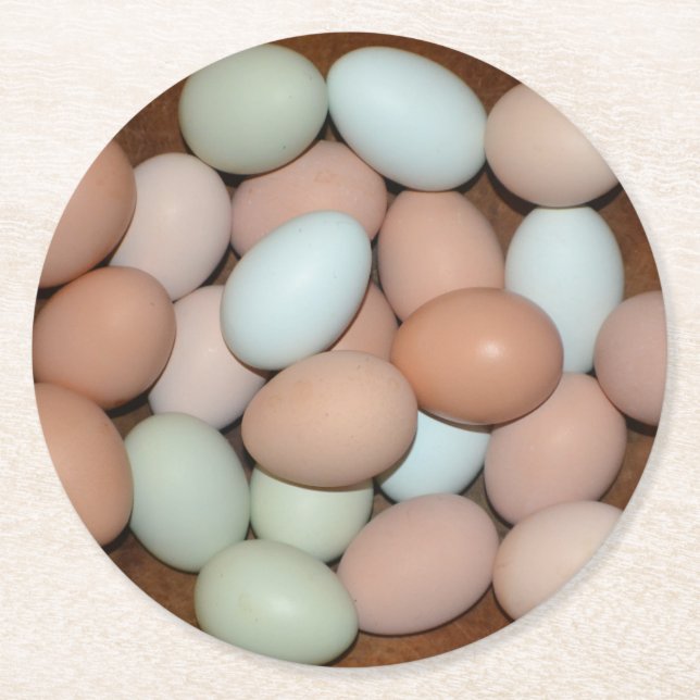 Hühnereier Party Untersetzer (Vorderseite)