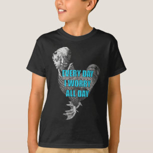 Hühnerente Frau Ding Büsche der Liebe Sorgen Sie A T-Shirt