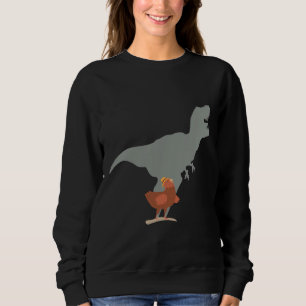 Hühnerfarm Dinosaur Shadow Hen Sweatshirt