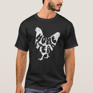 Hühnerfarm Hühner-Silhouette Hühner-Buffs T-Shirt