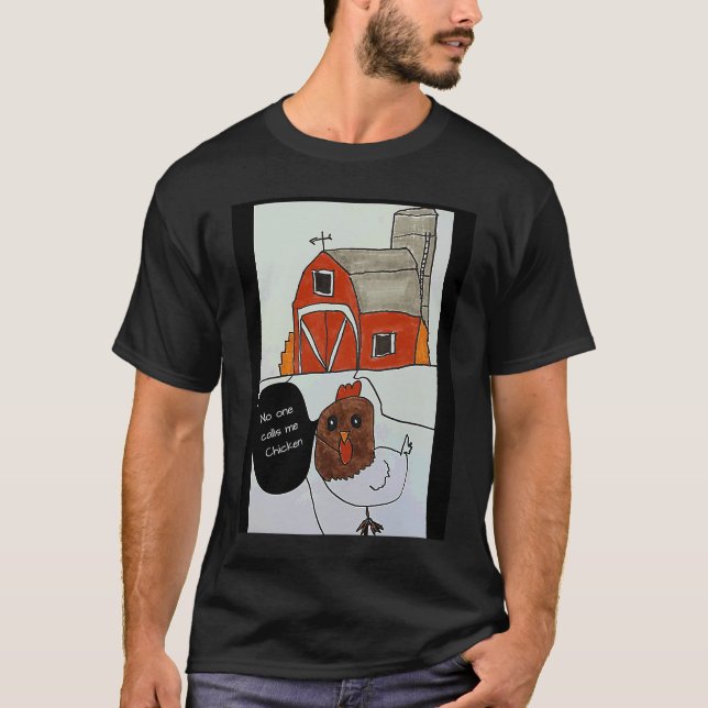 Hühnerfarm Kinder Spaß T-Shirt (Vorderseite)