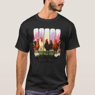 Hühnerfarm-Liebhaber leicht von Hähnen Br abgelenk T-Shirt
