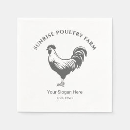 Hühnerfarm-Papier-Serviette Serviette