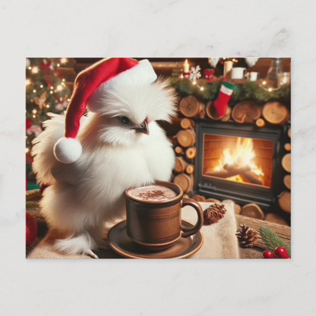 Hühnerfeiertag Gruß Postkarte (Vorderseite)