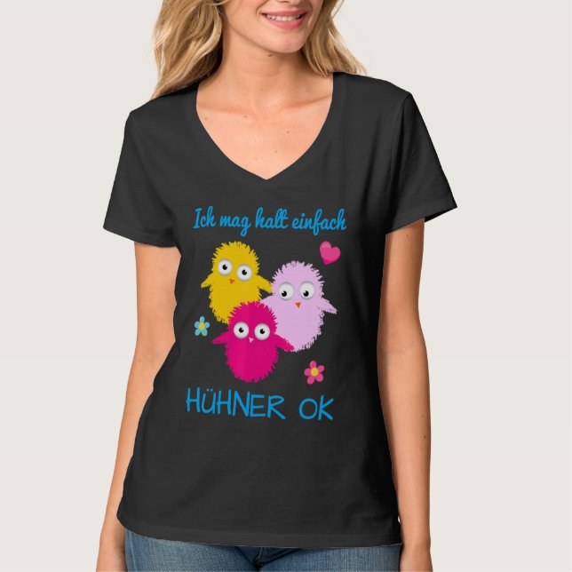 Hühnerfleisch-Sprichwort-Bauer-Bauernhof T-Shirt (Vorderseite)